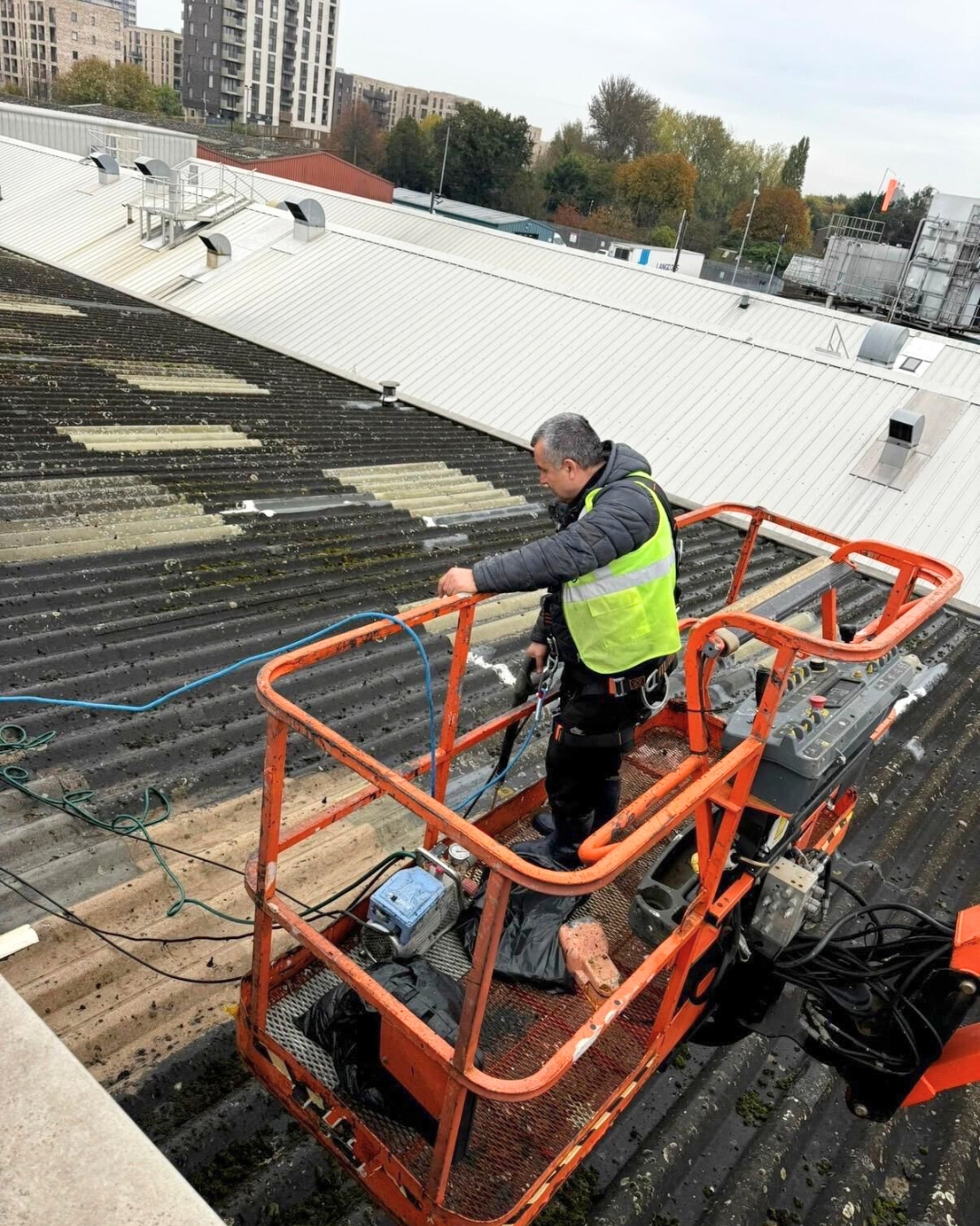 roof renovation, cleaning, and maintenance